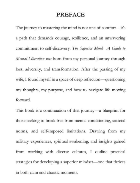 The Superior Mind: A Guide to Mental Liberation Book